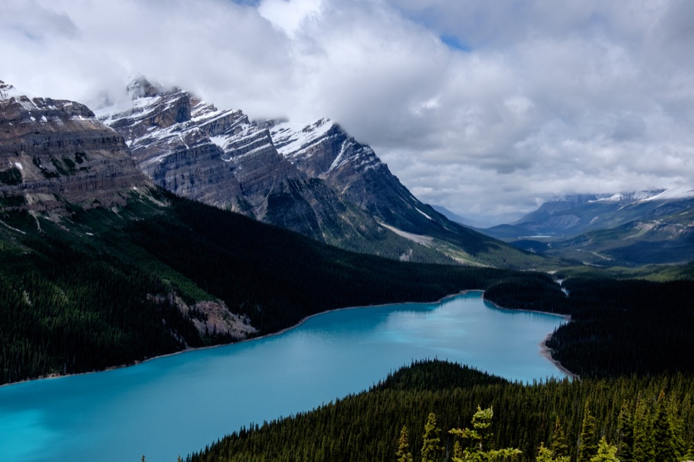 Peyto Lake in Banff National Park, Alberta, Canada