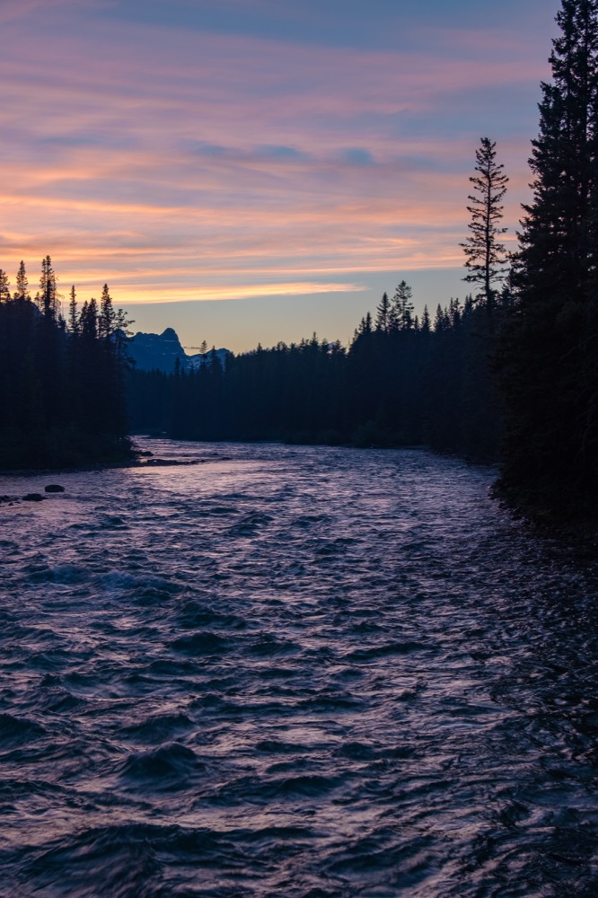 Sunset in Banff National Park, Alberta Canada