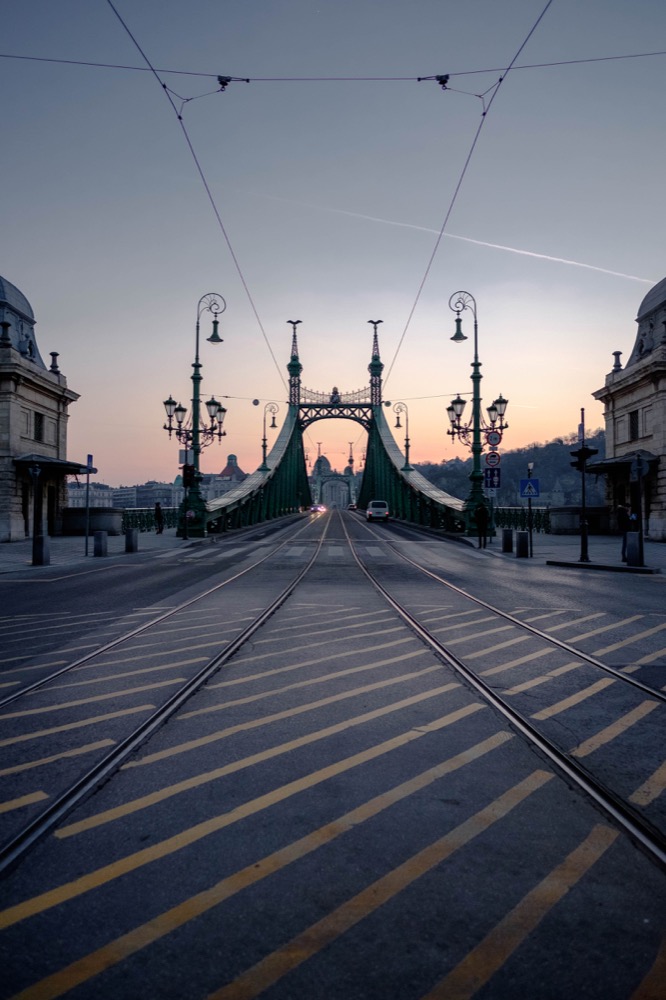 Sunset in Budapest, Hungary