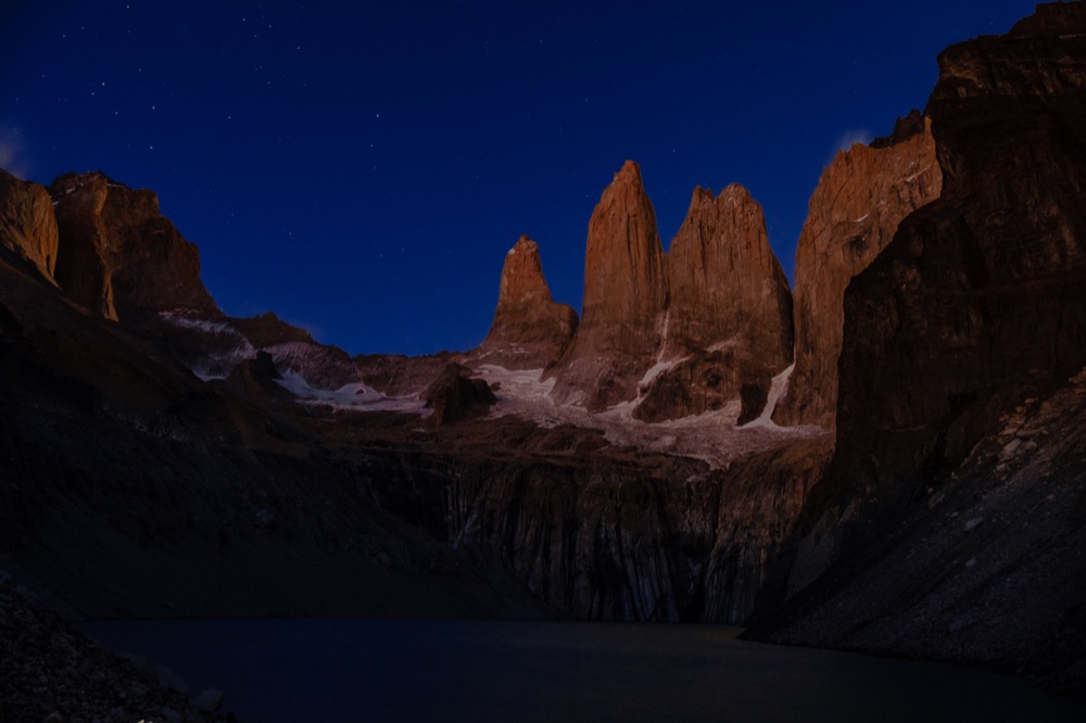 Las Torres in the night